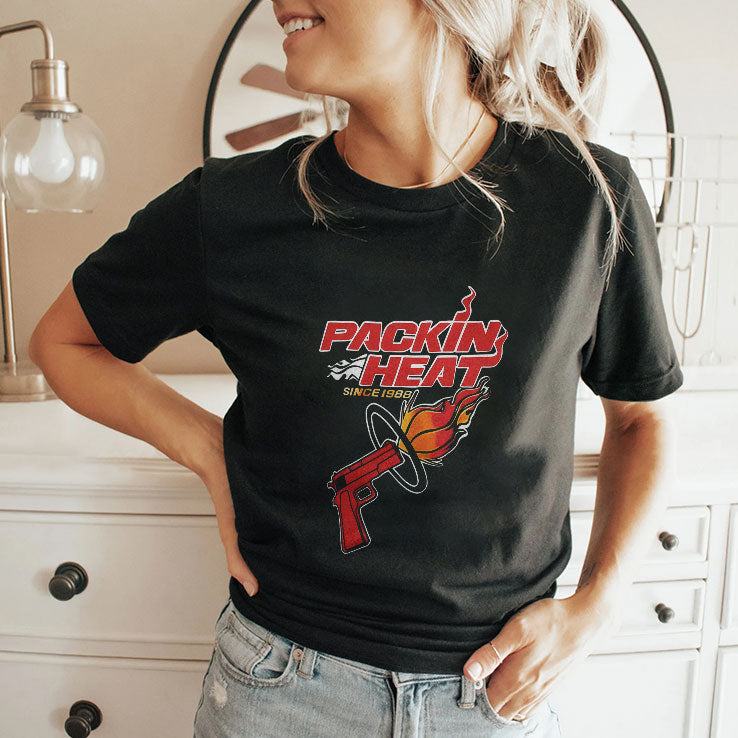 Miami Heat Packin Heat Since 1988 T Shirt Unisex