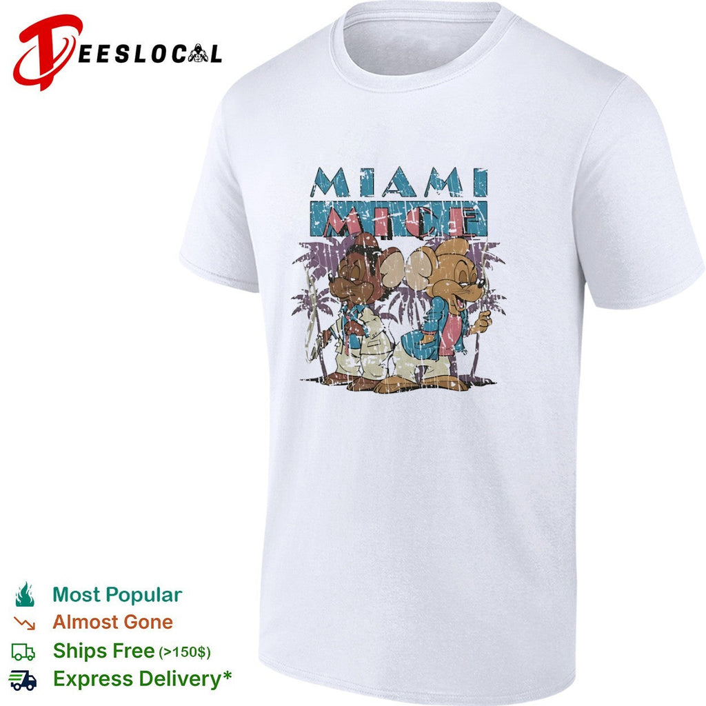 Miami Mice Sonny Crockett Ricardo Tubbs Miami Vice 80s shirt Unisex