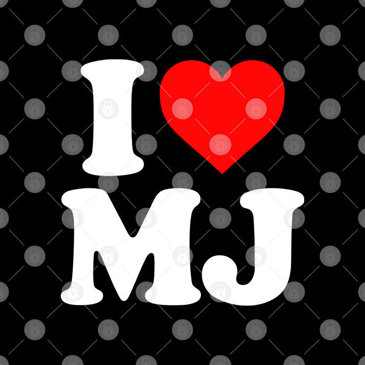 Michael Jackson I Love MJ T Shirt Unisex