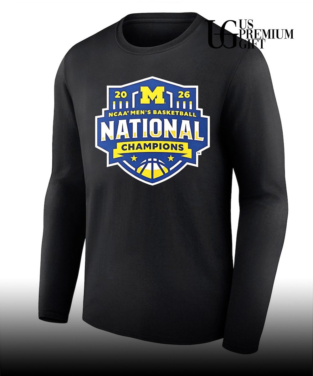 Michigan Wolverines 2026 NCAA Men’s Basketball National Champions logo Unisex