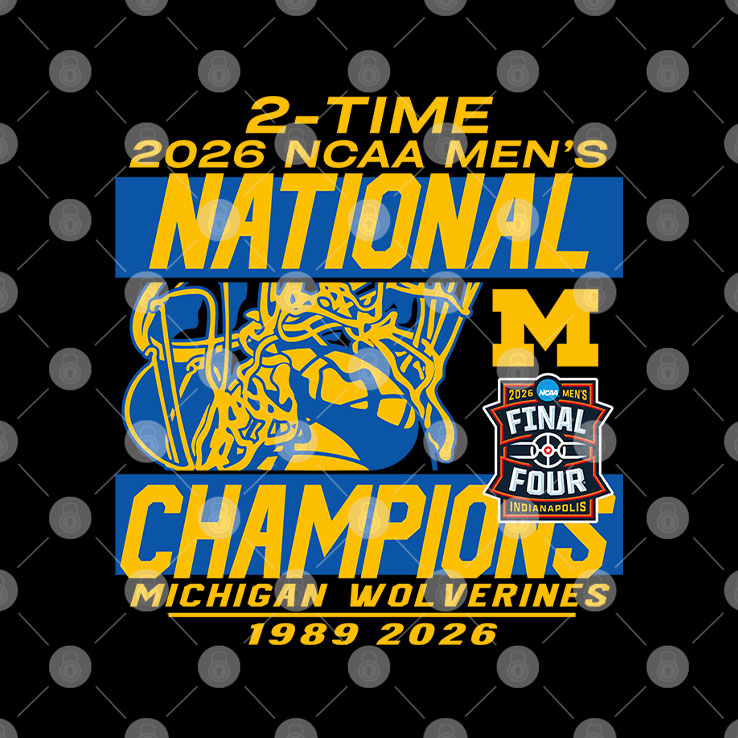 Michigan Wolverines National Champions 1989 2026 T Shirt Unisex