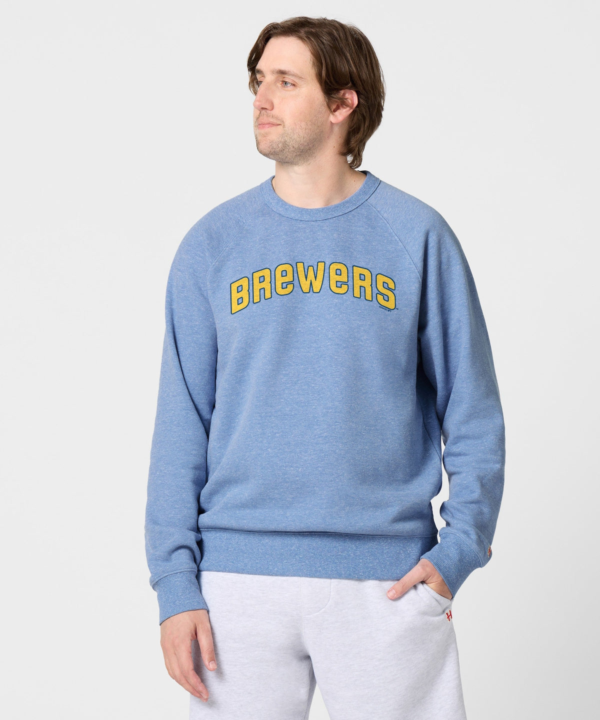 Milwaukee Brewers Jersey Logo '70 Crewneck Unisex