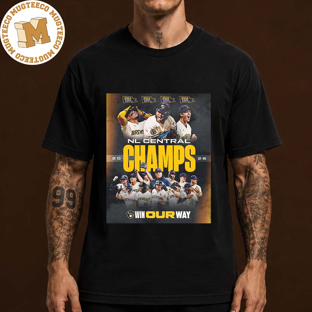 Milwaukee Brewers NL Central Division Champions 2026 Unisex T-Shirt
