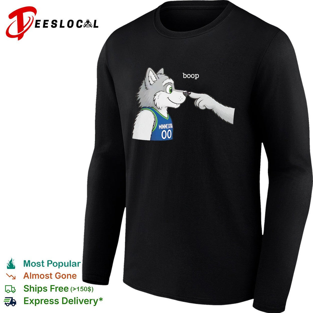 Minnesota Timberwolves NBA Boop Mascot Cartoon shirt Unisex
