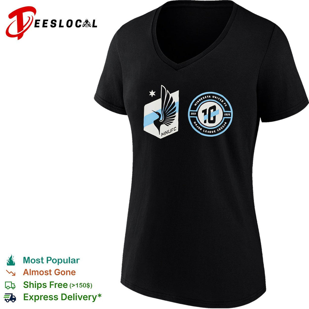 Minnesota United FC 10 Year Anniversary 2017 2026 Major League Soccer MNUFC shirt Unisex