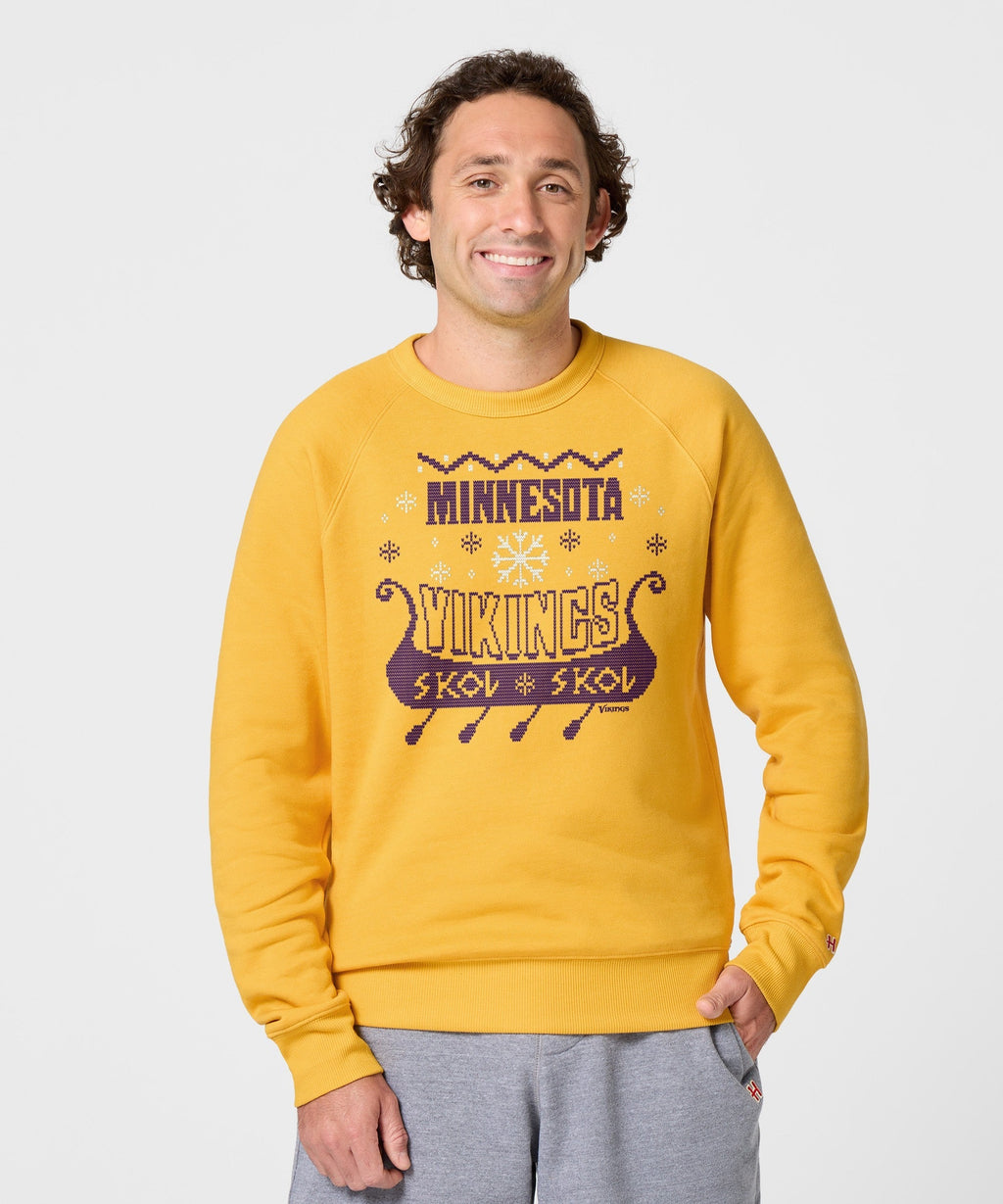 Minnesota Vikings Holiday Crewneck Unisex