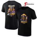 Minnesota Vikings tropical mascot graphic shirt Unisex