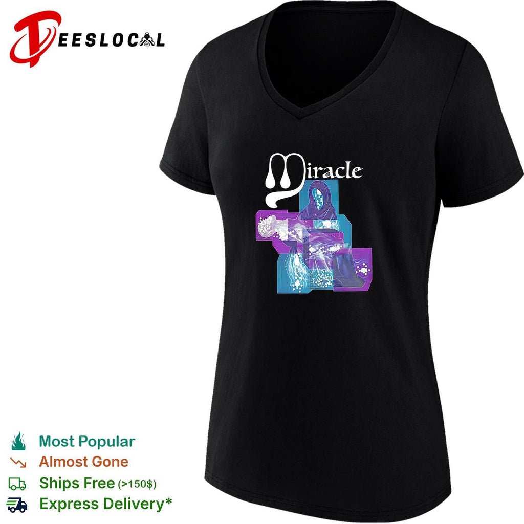 Miracle Cults of the Lamb Figure in Abstract Geometric Cube Art Print shirt Unisex