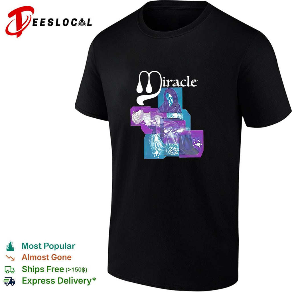 Miracle Cults of the Lamb Figure in Abstract Geometric Cube Art Print shirt Unisex