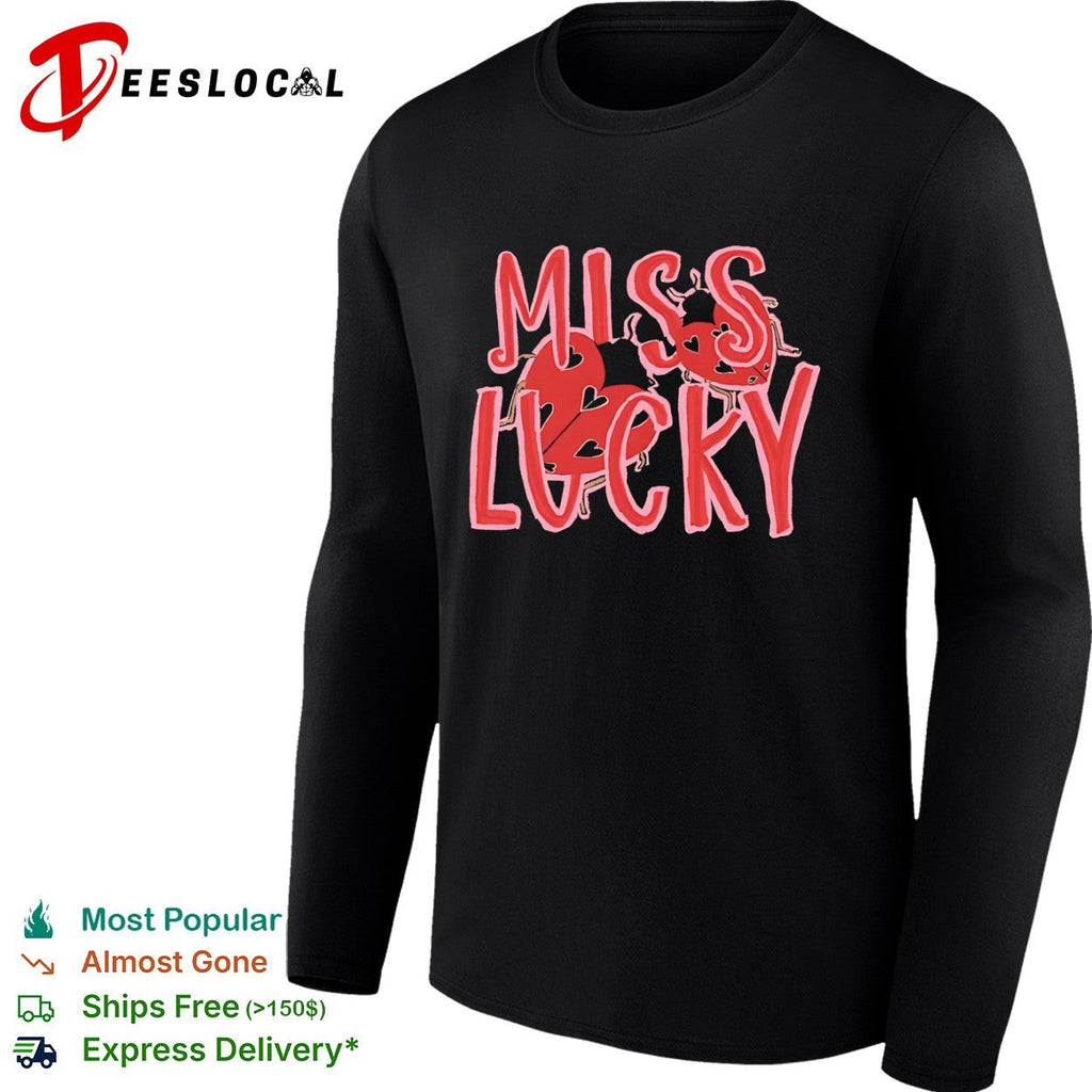 Miss Lucky Ladybug Heart shirt Unisex