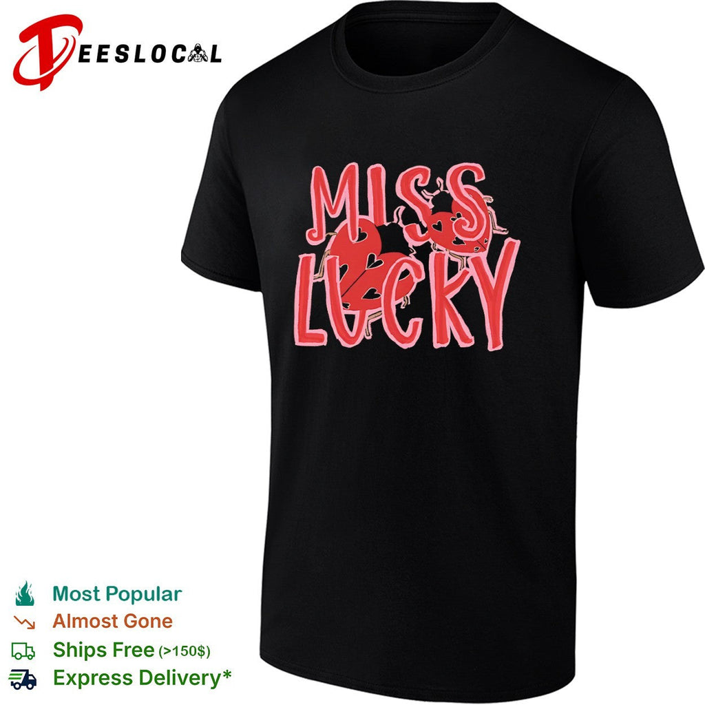 Miss Lucky Ladybug Heart shirt Unisex