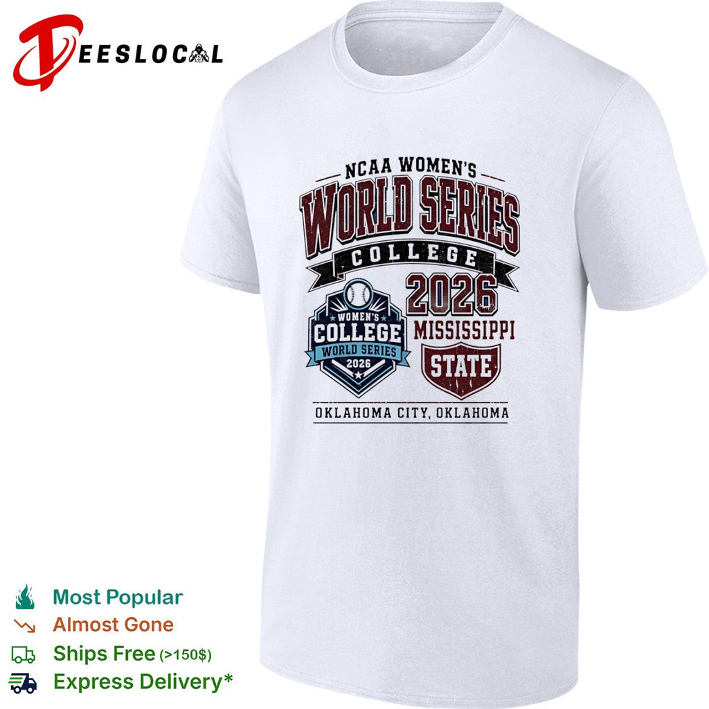 Mississippi State NCAA World Series 2026 Oklahoma City College softball fan shirt Unisex