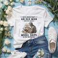 Model Ships In His Seventies Shirt