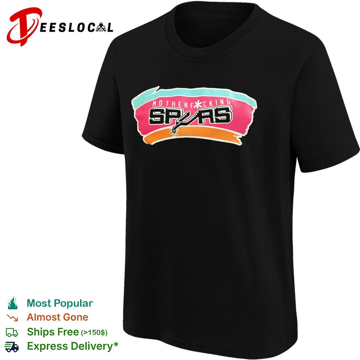 Motherfucking Spurs San Antonio Basketball National shirt Unisex