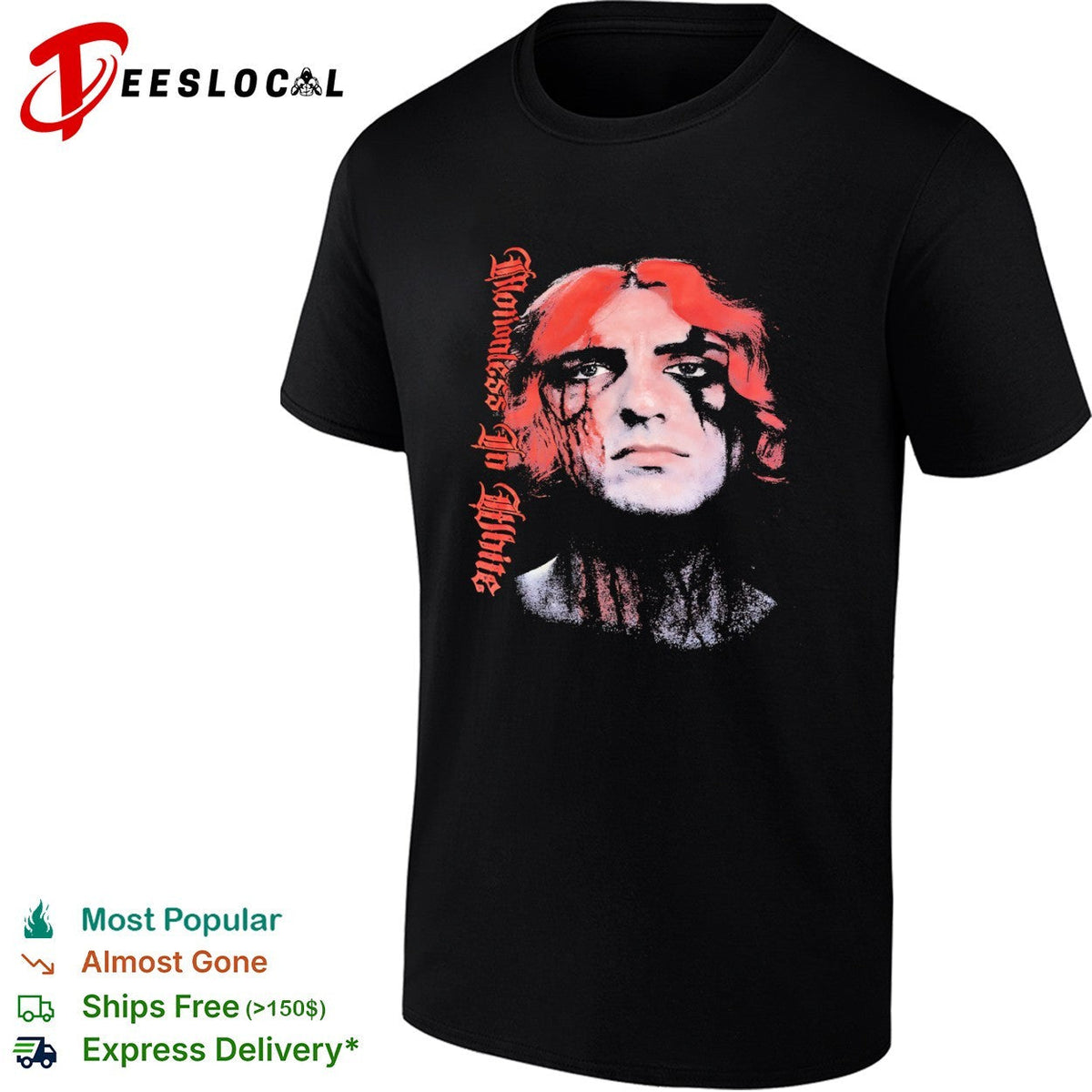 Motionless in White Chris Motionless Band Portrait Face shirt Unisex