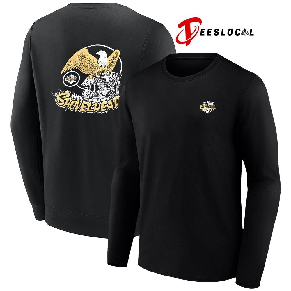 MotorHarleyDavidsonCiclesshovelheadeaglegraphicshirt Unisex