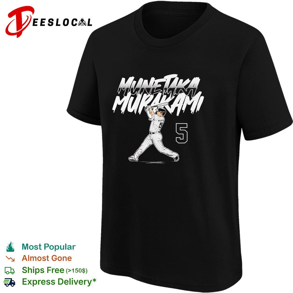 Munetaka Murakami number 5 Chicago White Sox Slugger Swing Number shirt Unisex