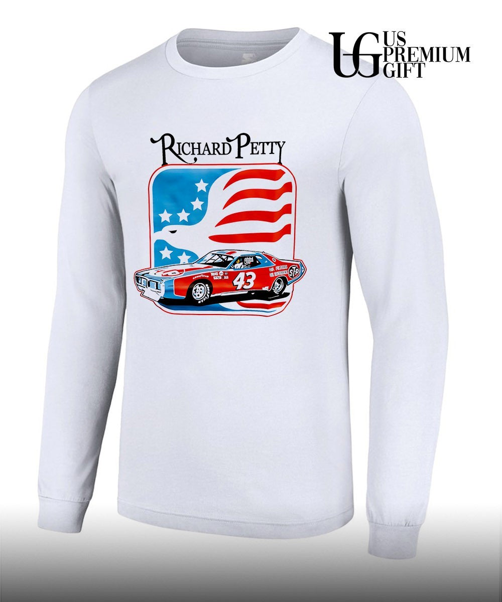 NASCAR Racing Richard Petty 43 STP American Eagle Car shirt Unisex