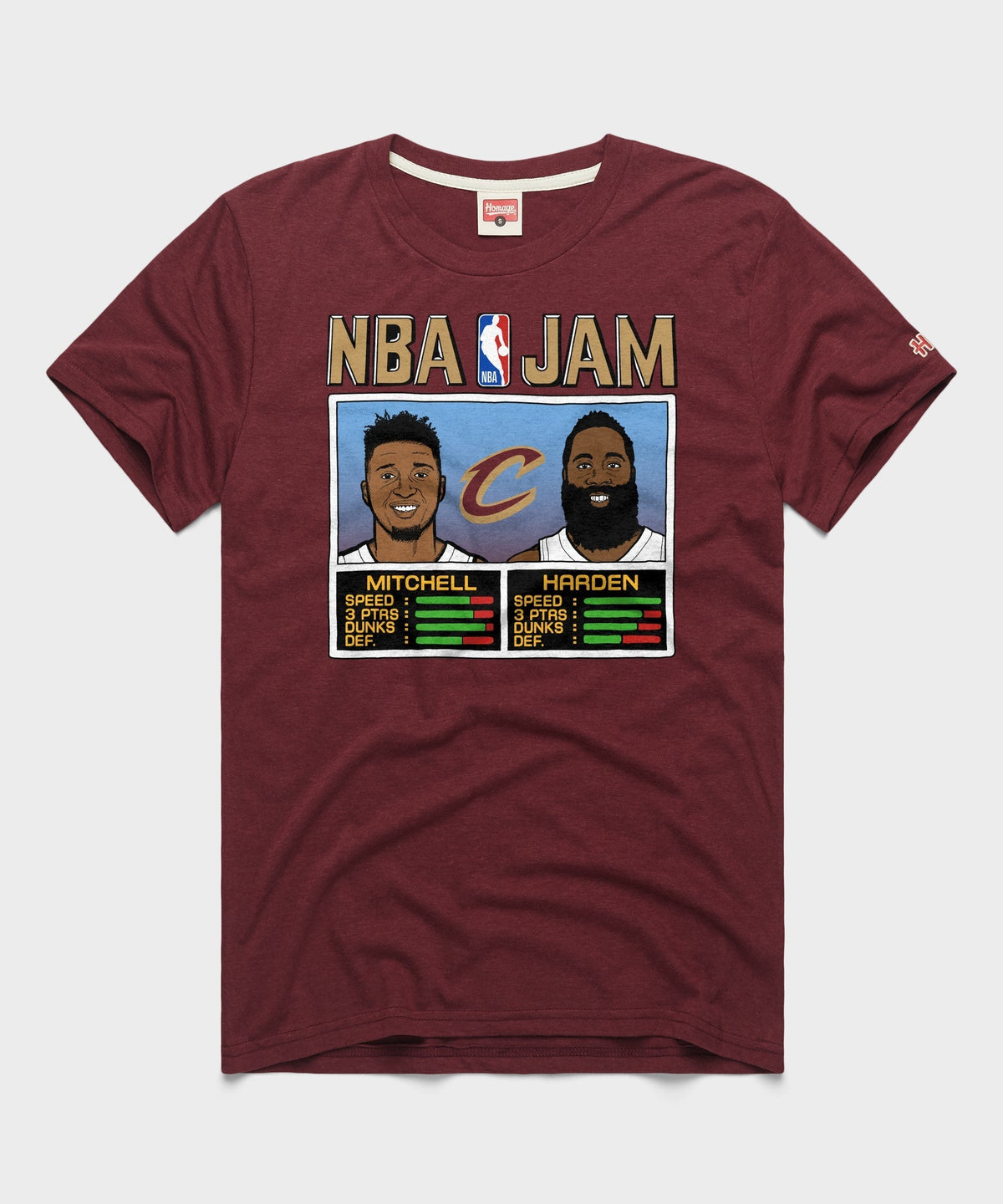 NBA Jam Cavs Mitchell And Harden Unisex