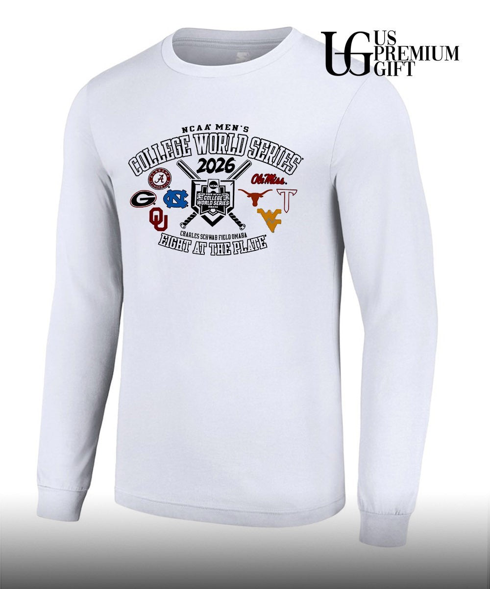 NCAA Men’s College World Series 2026 Eight at the Plate logo shirt Unisex