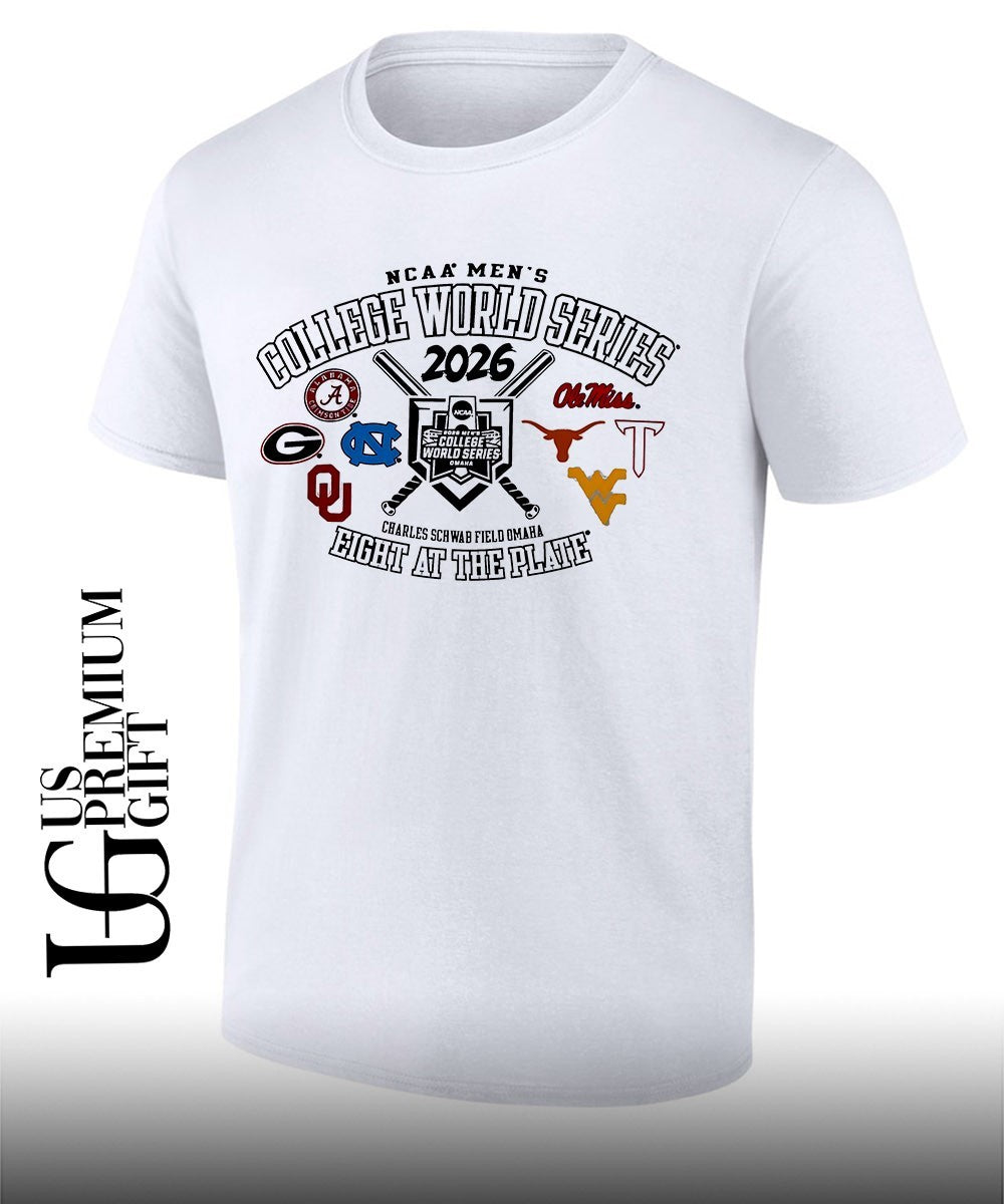 NCAA Men’s College World Series 2026 Eight at the Plate logo shirt Unisex