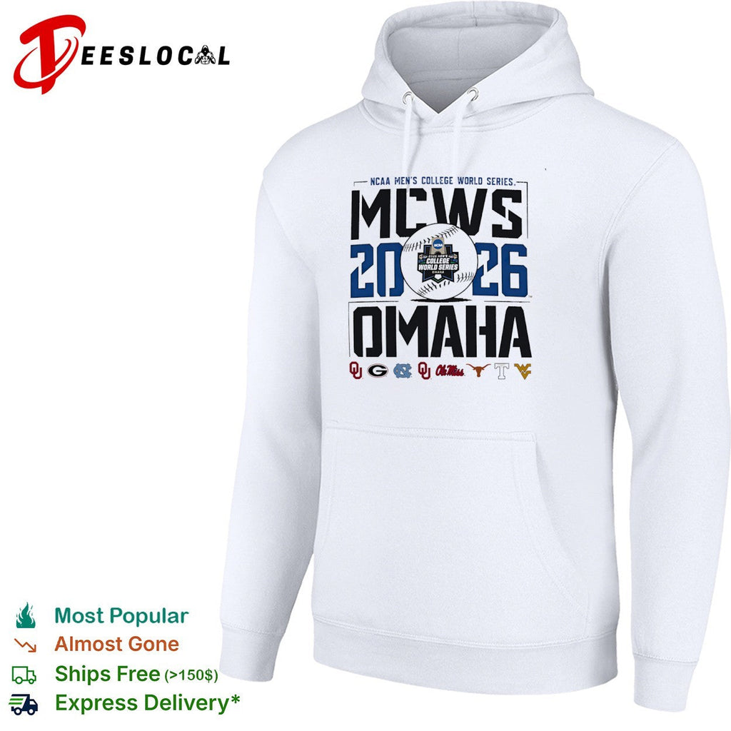 NCAA Mens College World Series 2026 Omaha Oklahoma Georgia North Carolina shirt Unisex