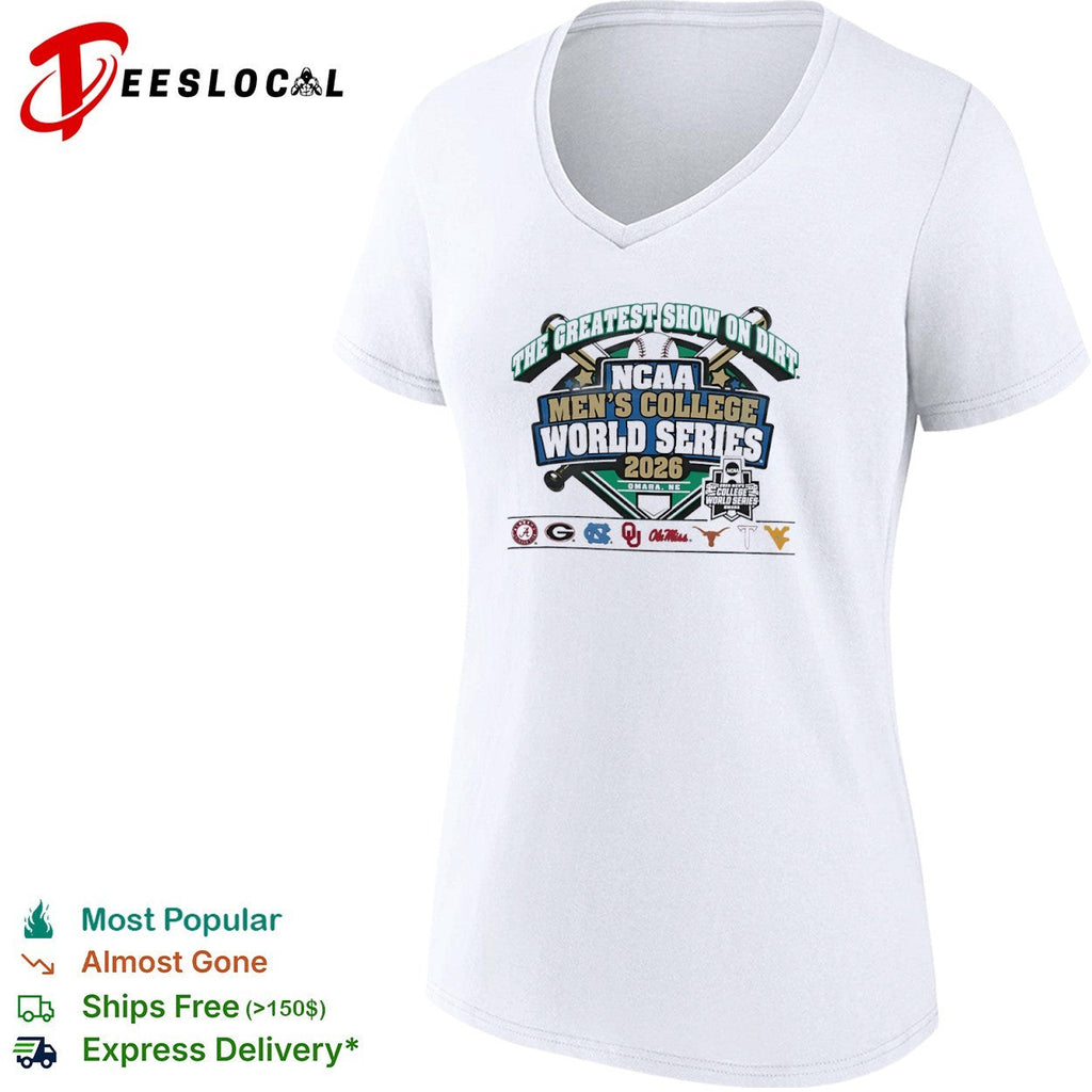 NCAA Men’s College World Series 2026 the greatest show on dirt Omaha NE shirt Unisex