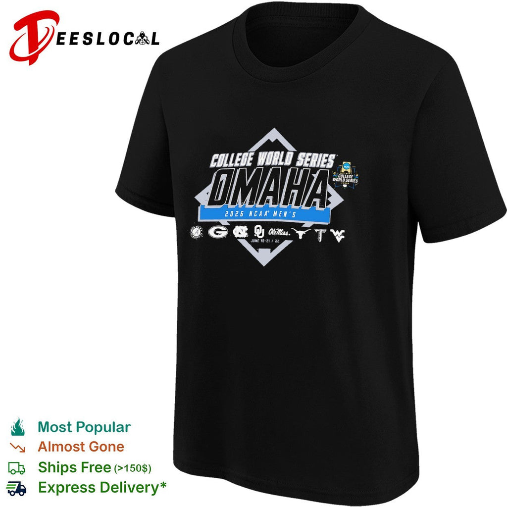 NCAA Men’s College World Series MCWS Omaha 2026 shirt Unisex