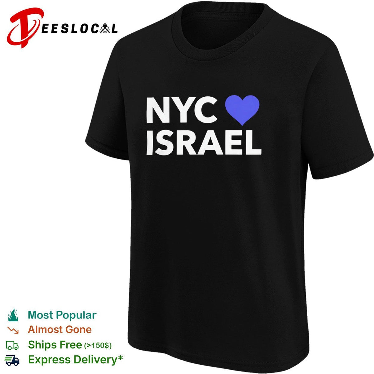 NYC I Love Israel Shirt Unisex