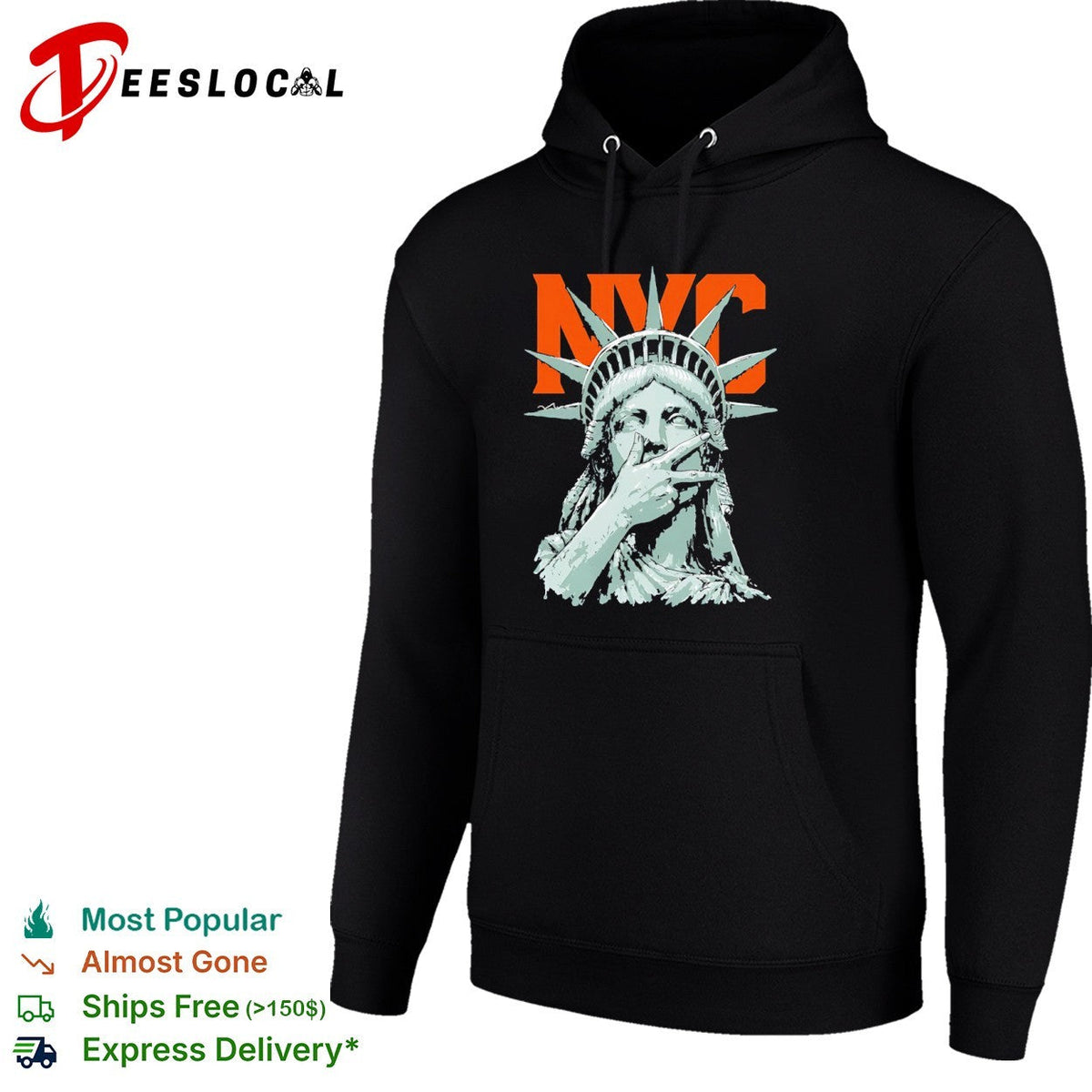 NYC Statue of Liberty Peace shirt Unisex