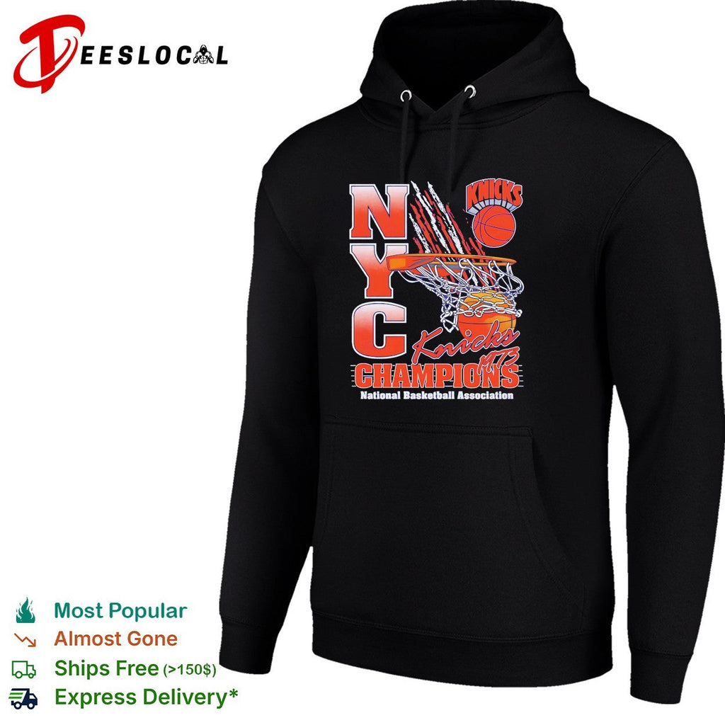 NYC champions basketball net bold poster shirt Unisex