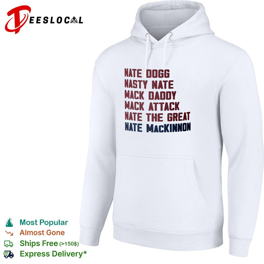 Nate MacKinnon Colorado Avalanche nickname list real NHL hockey players shirt Unisex