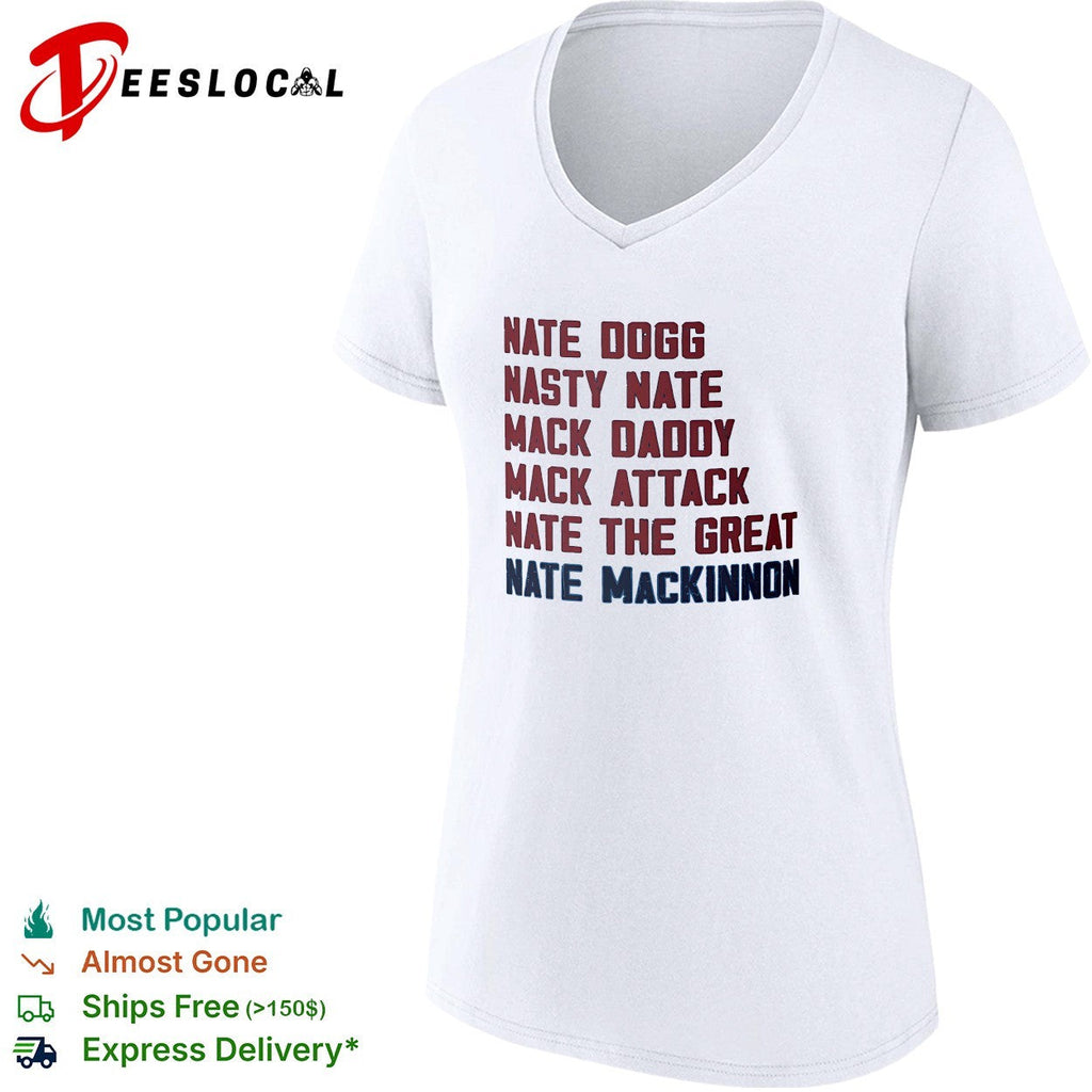 Nate MacKinnon Colorado Avalanche nickname list real NHL hockey players shirt Unisex