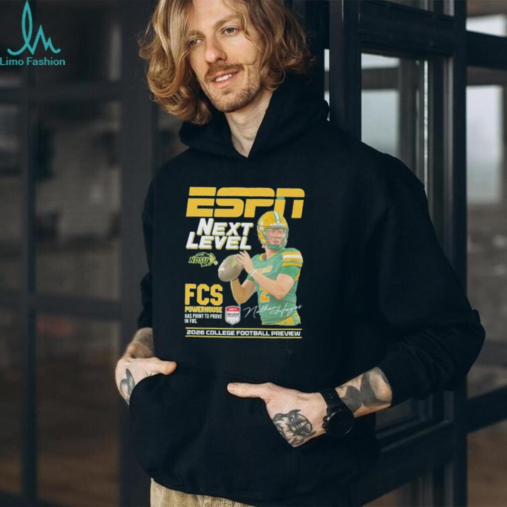 Nathan Hayes North Dakota State Bison Next Level ESPN 2026 College Football Preview shirt