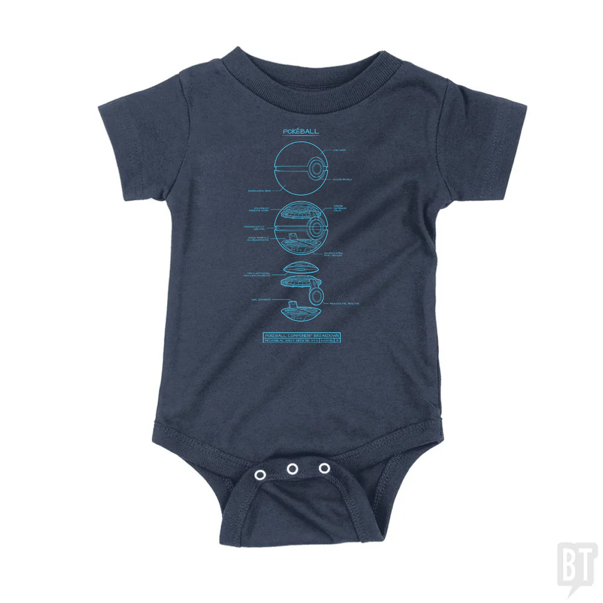 Pokeball Baby One-Piece