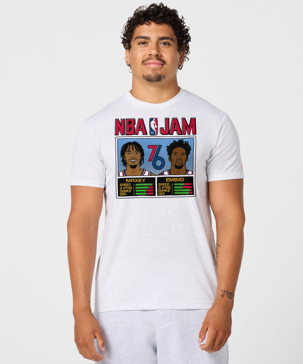NBA Jam 76ers City Maxey And Embiid Unisex