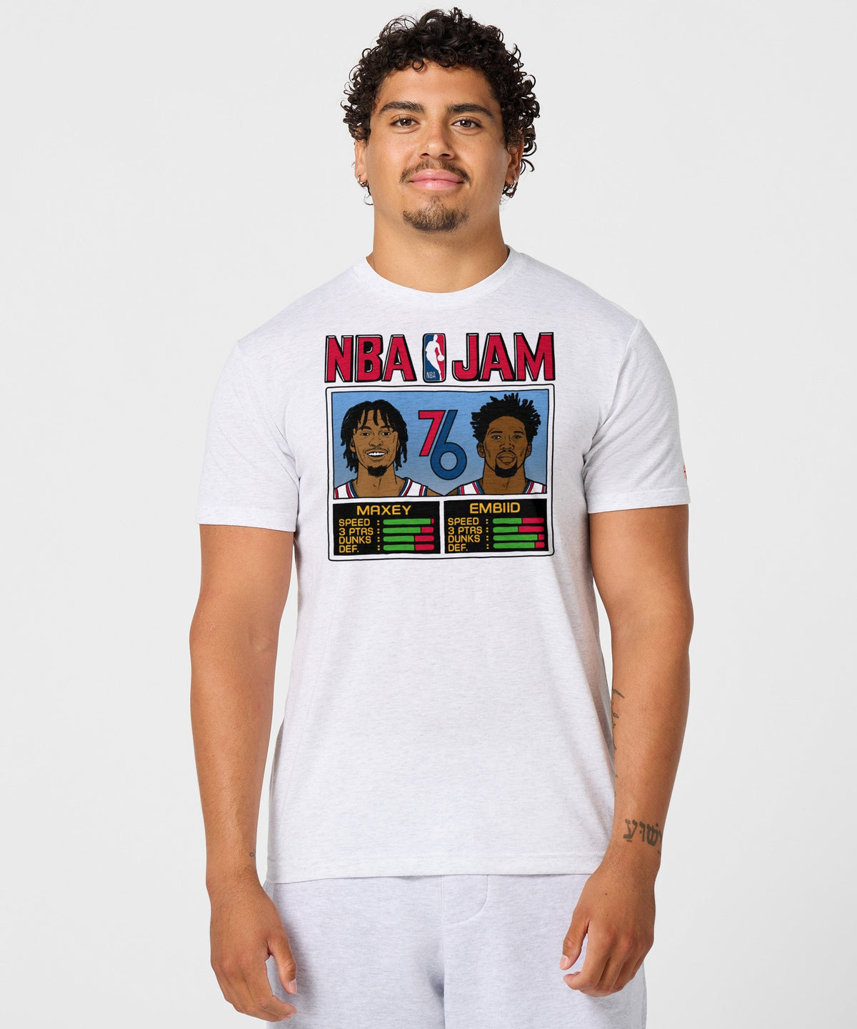 NBA Jam 76ers City Maxey And Embiid Unisex