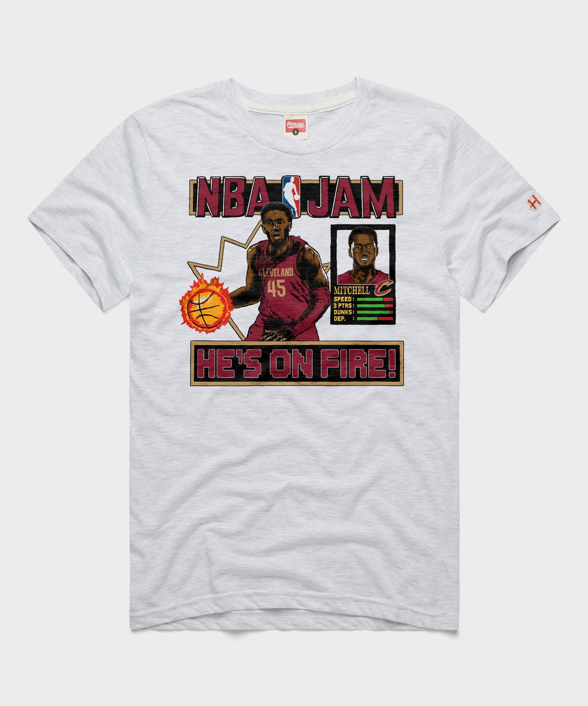 NBA Jam Cavaliers Donovan Mitchell Unisex