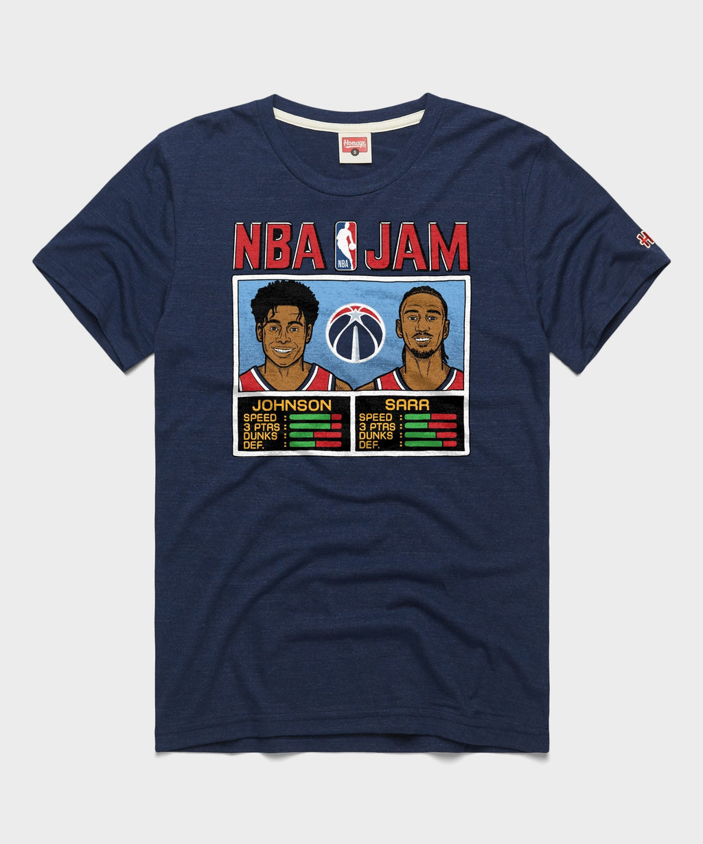 NBA Jam Wizards Johnson And Sarr Unisex