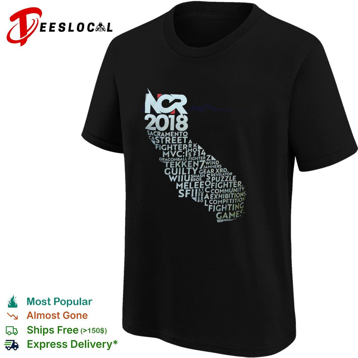 Ncr 2018 Sacramento Street Fighter Mvc Is F14 Dragonball Fighter Tekken 7 Wind shirt Unisex