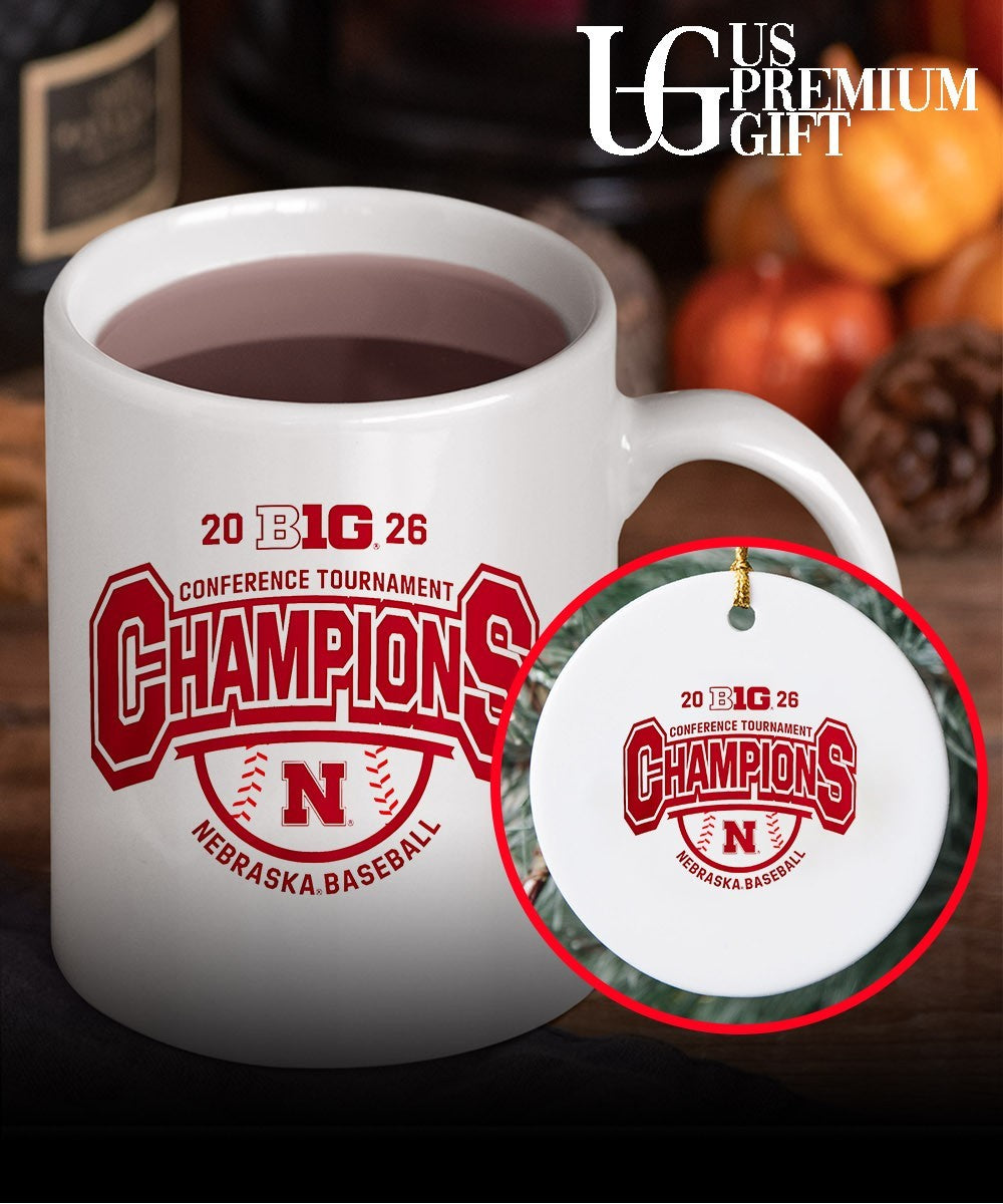 Nebraska Cornhuskers Baseball 2026 Big Ten Conference Tournament Champions shirt Unisex