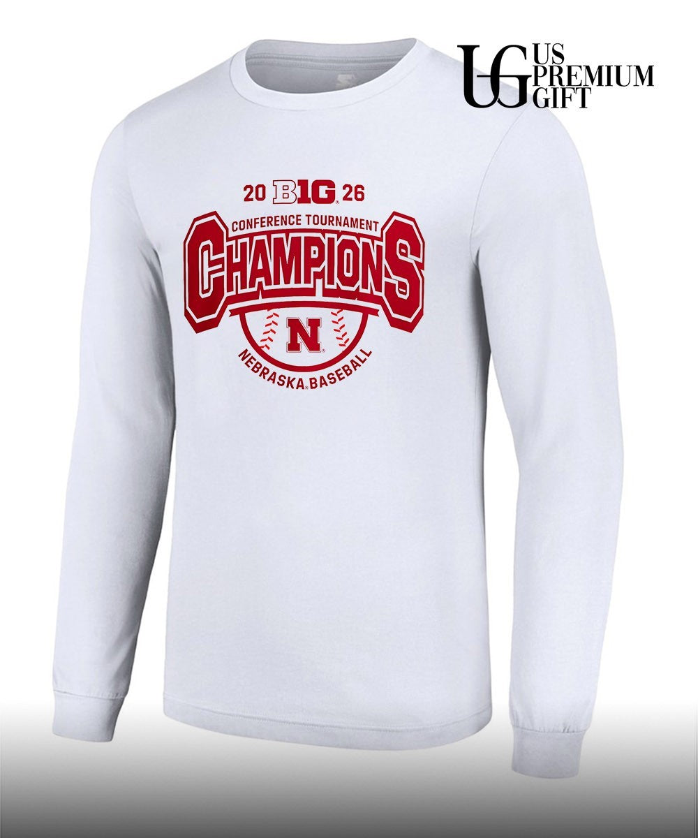 Nebraska Cornhuskers Baseball 2026 Big Ten Conference Tournament Champions shirt Unisex