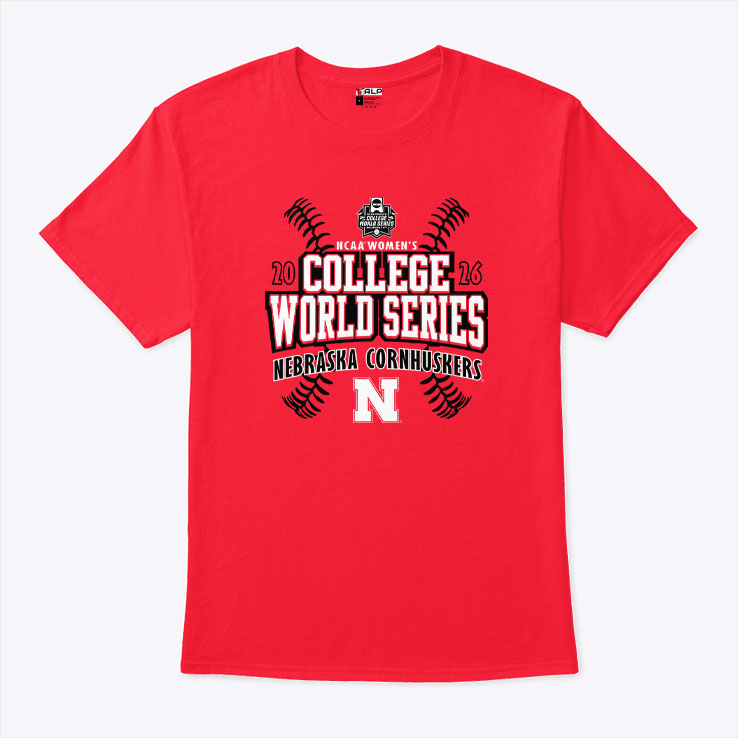 Nebraska Cornhuskers Women’s College World Series 2026 T Shirt Unisex