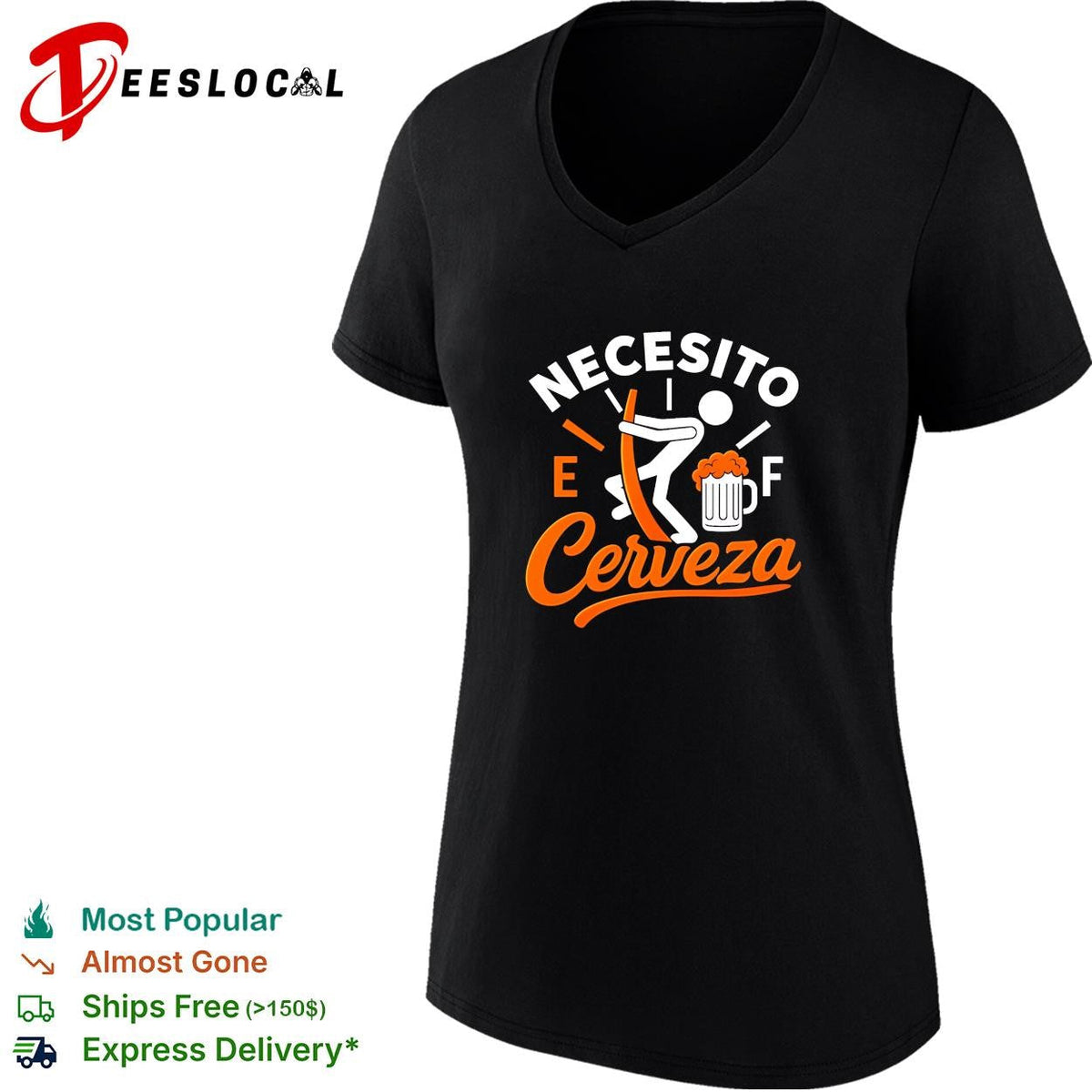 Necesito Cerveza I need Sun Drop shirt Unisex