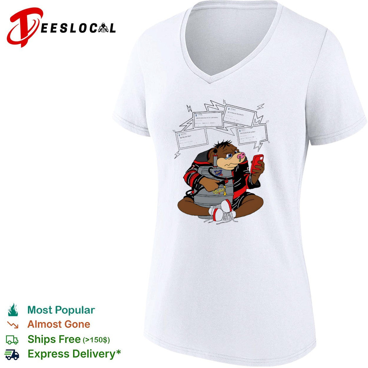 New Jersey Devils Beer are 18 Need to Refinance Get a Goalie You Idiots shirt Unisex