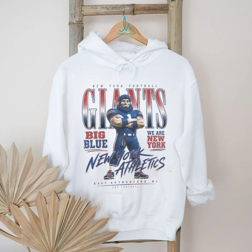 New York Football Big Blue Mascot Vintage Shirt