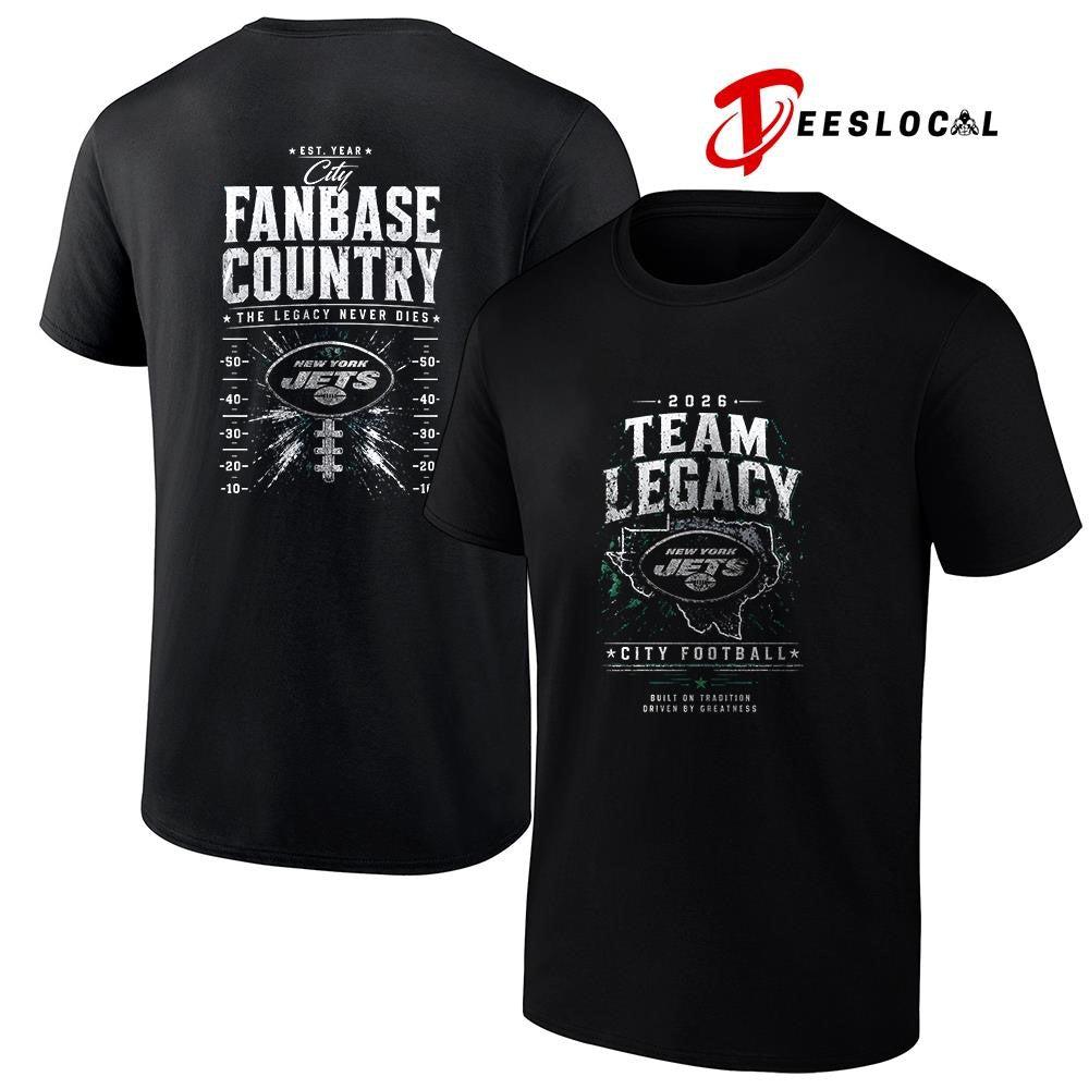 New York Jets team legacy city fanbase country the legacy never dies shirt Unisex