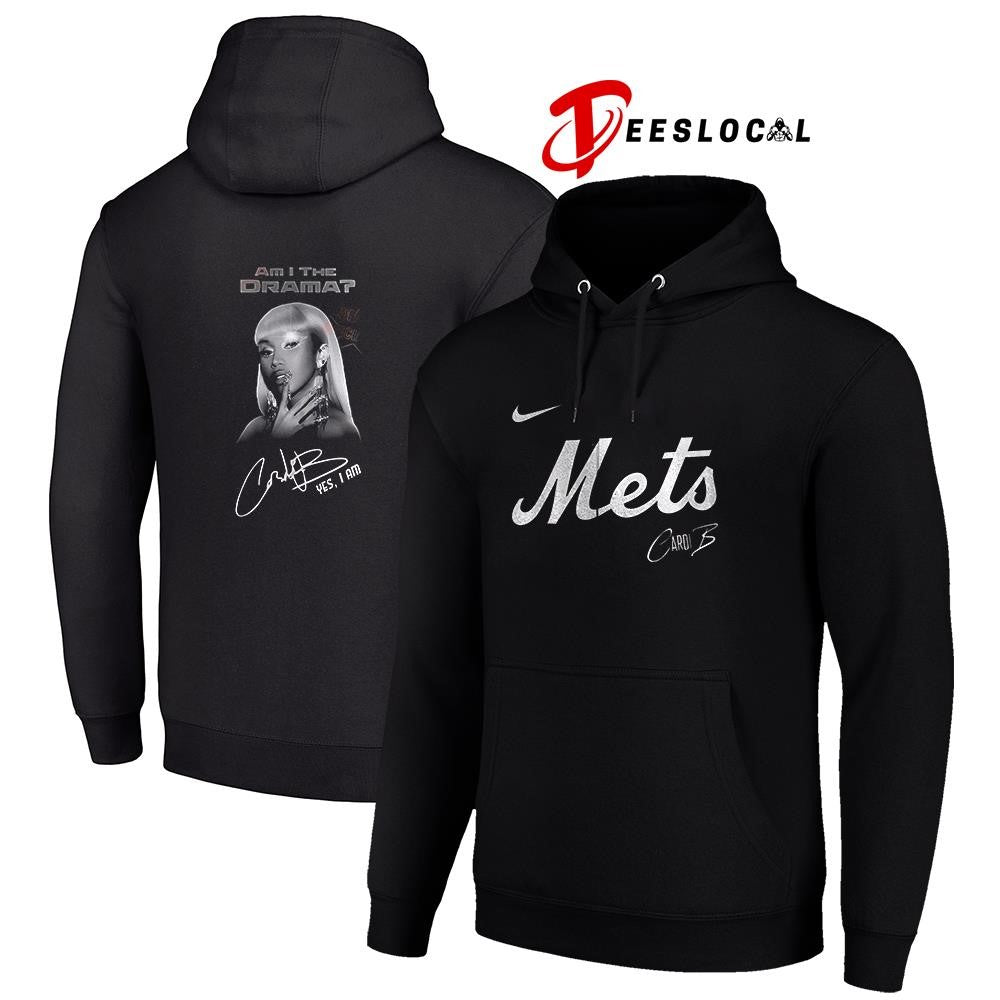 New York Mets Cardi B Am I The Drama yes I am album signature portrait shirt Unisex