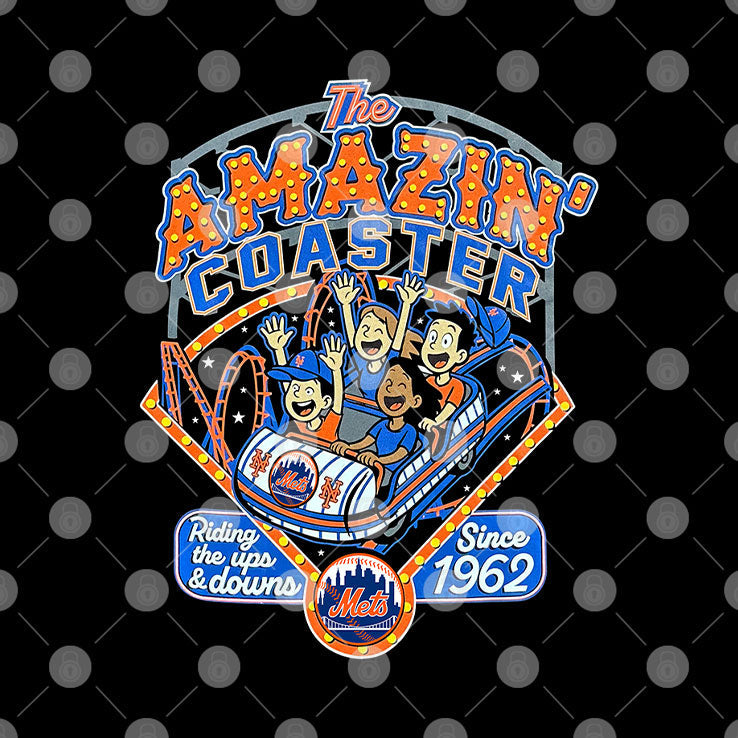 New York Mets The Amazin Coaster Since 1962 T Shirt Unisex