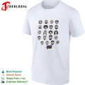 New York super Knicks full team faces caricature shirt Unisex